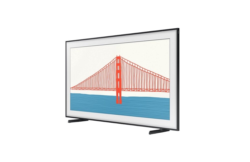 Телевизор SAMSUNG QLED QE55LS03A регулируется по высоте Функции Smart TV для плеера