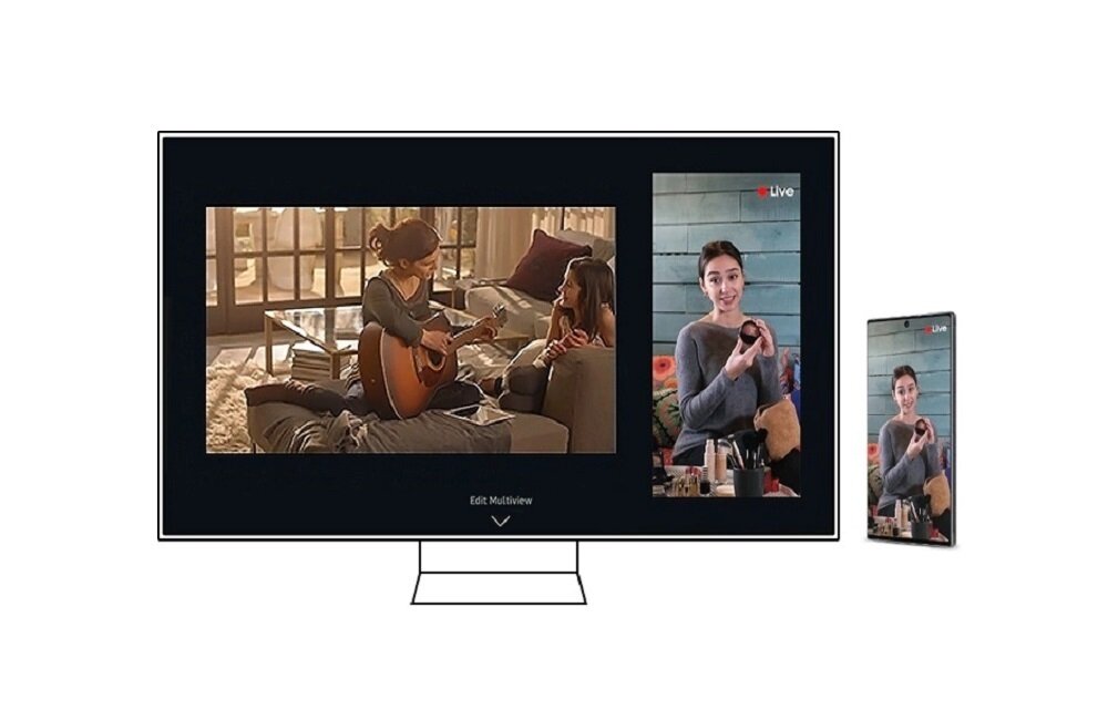 SAMSUNG QLED QE55LS03A Multi View TV