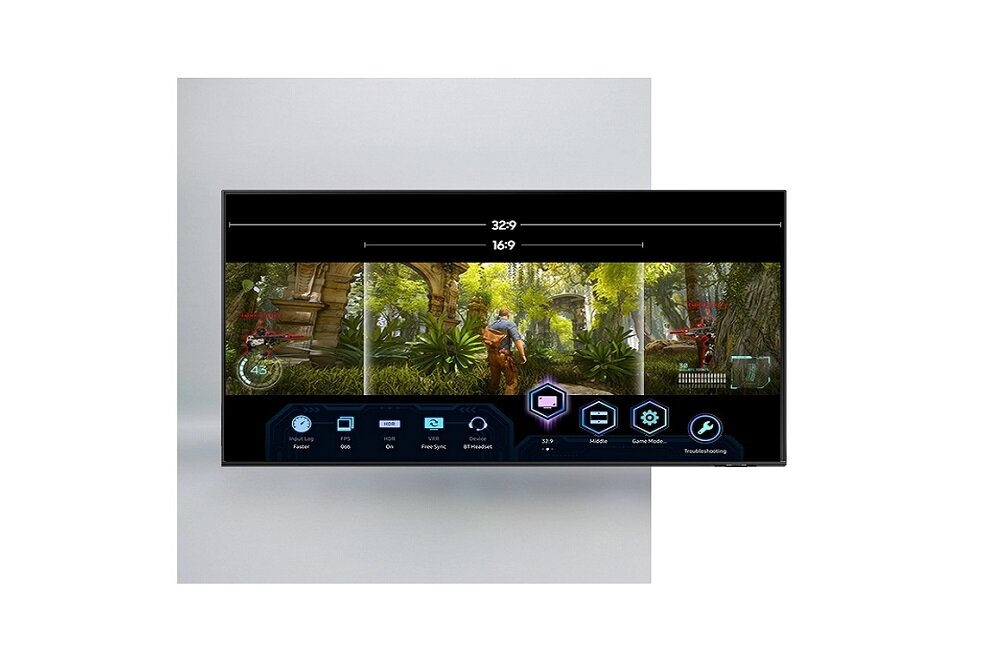 SAMSUNG QLED TV QE65Q77A Реалістичні ігри Freesync. Динамічний еквалайзер чорного