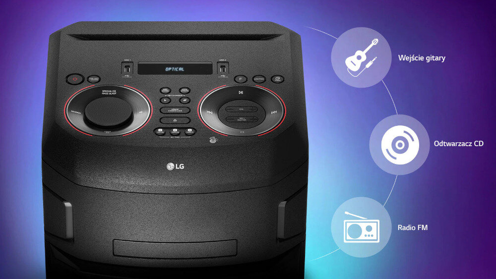 Power Audio LG Xboom ON7 - funkcje