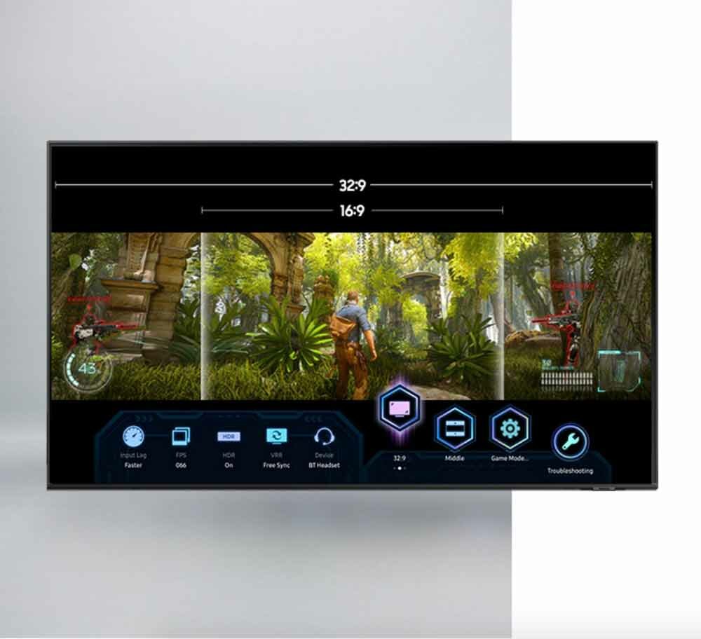 qled QN85A panel gracza  qled QN85A panel gracza