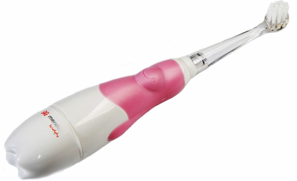 Szczoteczka soniczna MERIDEN Kiddy Pink wiek od 1 do 4 lat podswietlana koncowka kolorystyka