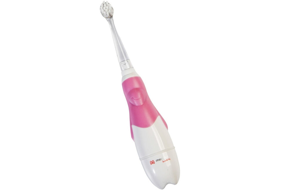 Szczoteczka soniczna MERIDEN Kiddy Pink bezpieczne uzytkowanie 16 tysięcy ruchow na minute
