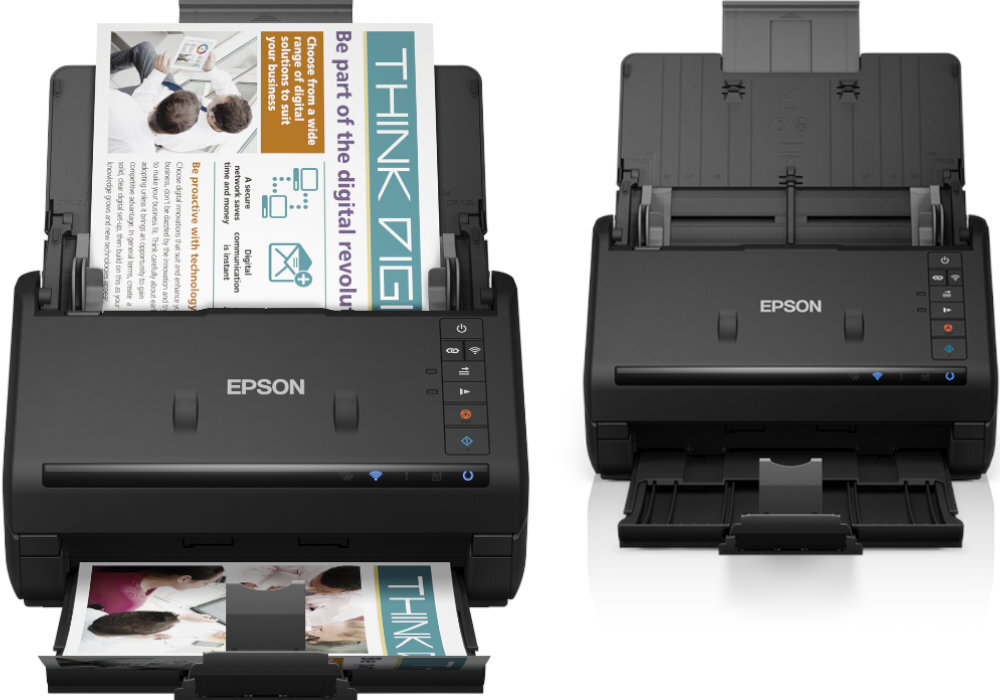 Skaner EPSON WorkForce ES-500WII pomoc efektywność współpraca skany obrazy wyposażenie