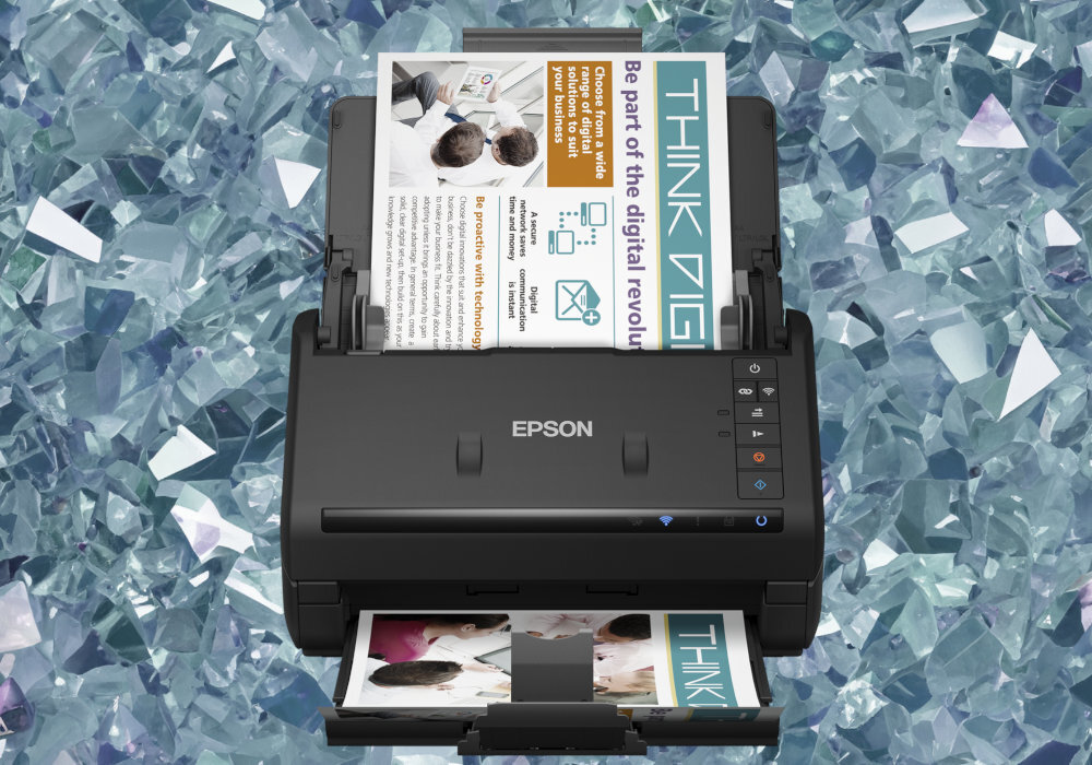 Skaner EPSON WorkForce ES-500WII pomoc efektywność współpraca skany obrazy wyposażenie