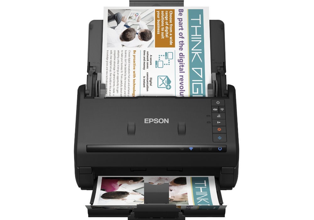 Skaner EPSON WorkForce ES-500WII pomoc efektywność współpraca skany obrazy wyposażenie