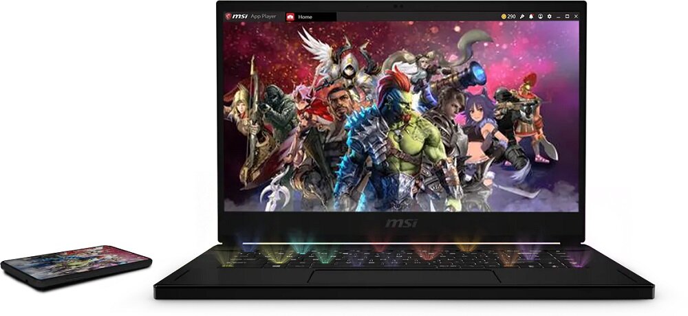 Laptop MSI GS66 Stealth - Aplikacja MSI APP Player