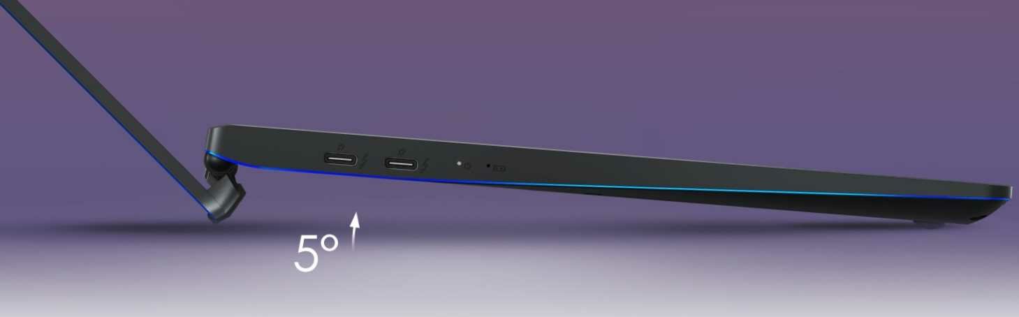 Laptop MSI Prestige 14 - klawiatura