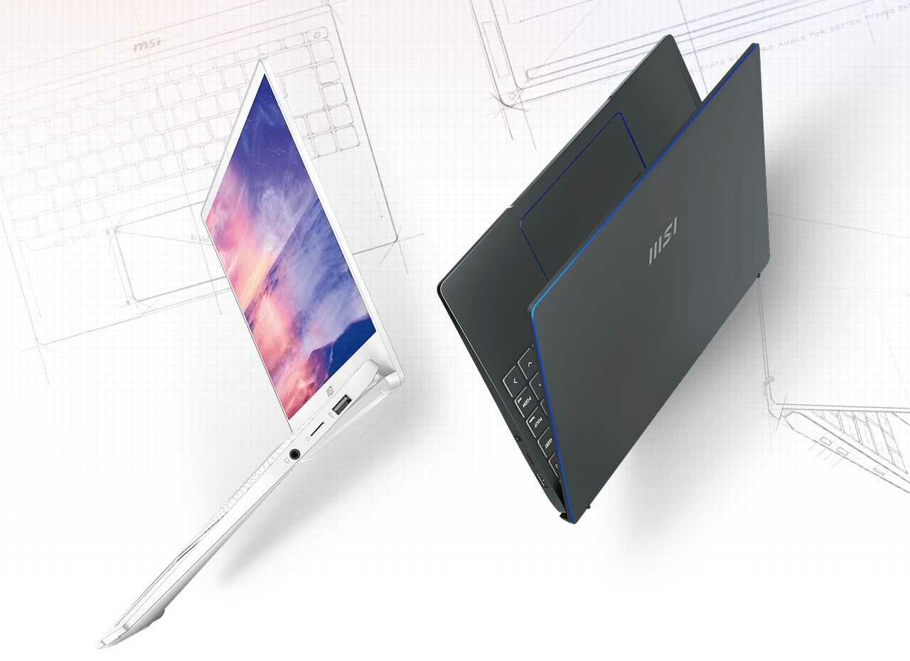 Laptop MSI Prestige 14 - Estetyka