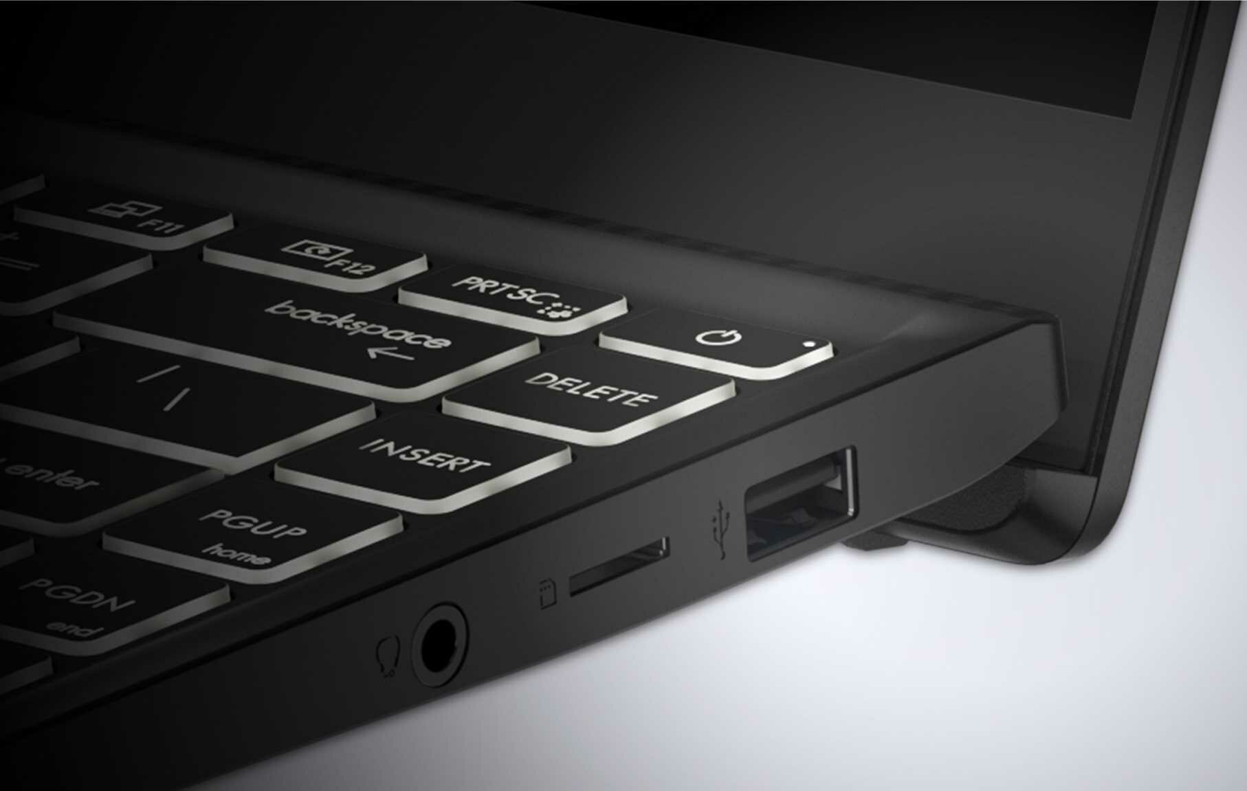 Laptop MSI Summit E15 - Klawiatura