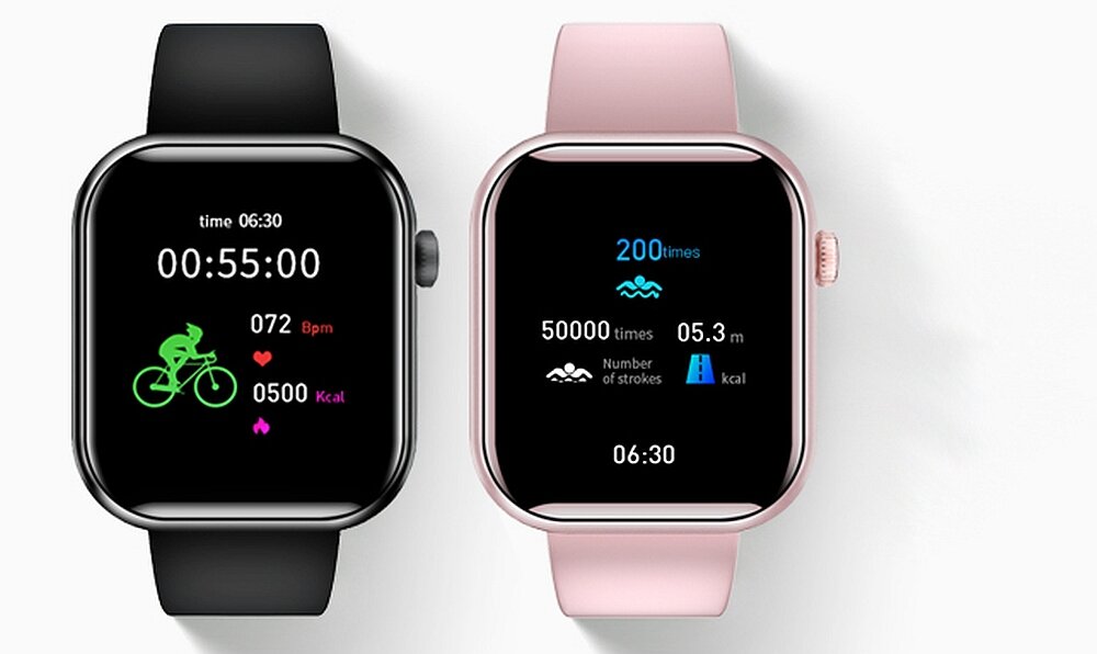 Smartwatch CUBOT C5  zdrowie sport ekran puls aplikacja pasek koperta oddychanie stres sen bieganie