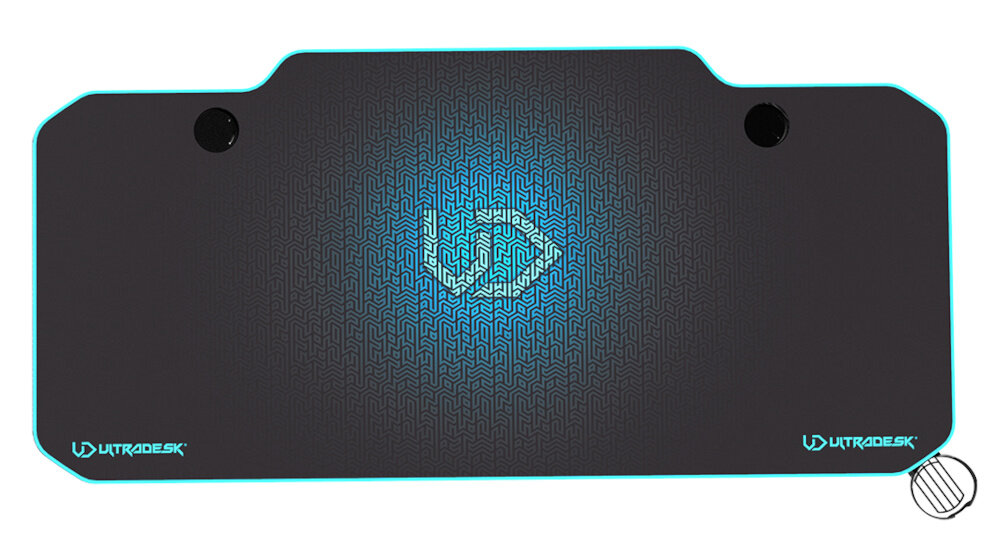 Biurko ULTRADESK Frag wymiary niezbędne urządzenia