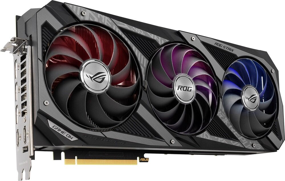 Karta graficzna Asus GeForce RTX 3080 Rog Strix - niezrównana wydajność Rdzenie RT Tensor 10GB pamięci 8K HDR