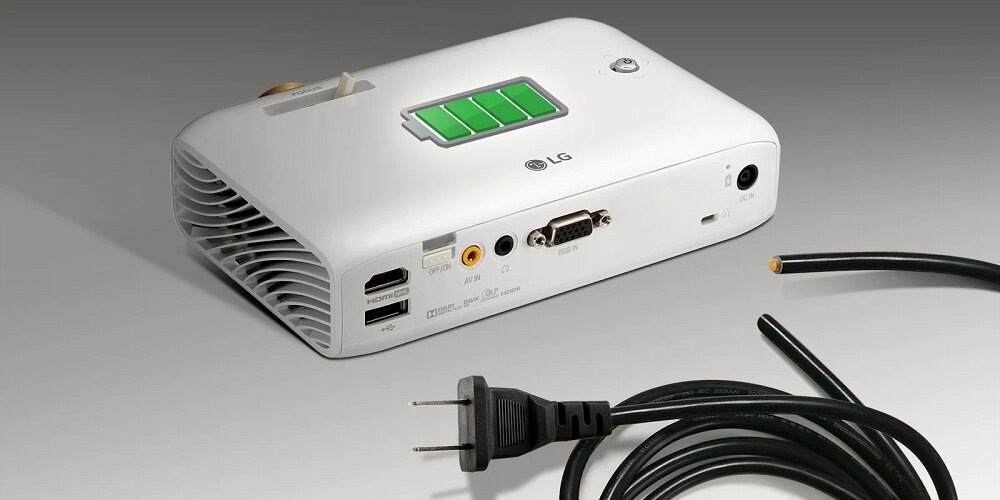 Projektor LG PH510PG - wydajny akumulator