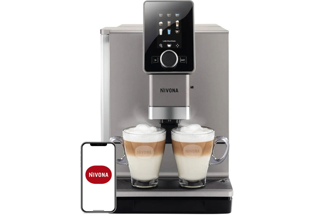 Кавоварка NIVONA CafeRomatica 930 Grey, додаток для смартфона, телефону, планшета