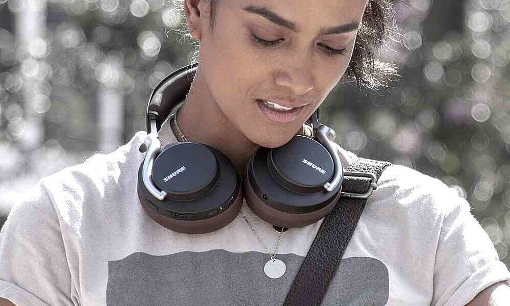 SŁUCHAWKI SHURE AONIC 50 składanie