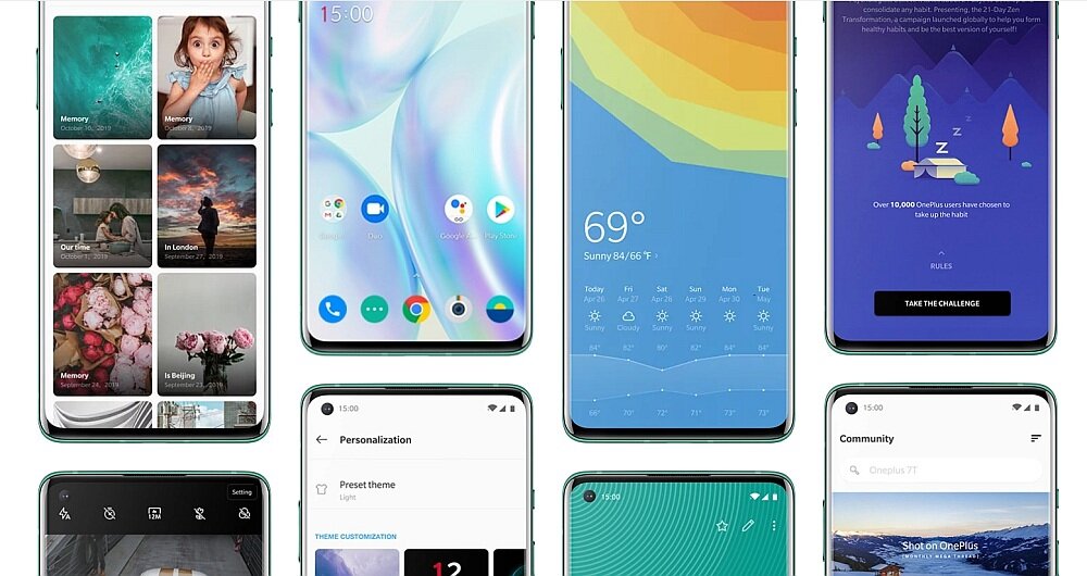 Smartfon ONEPLUS 8 system aplikacje