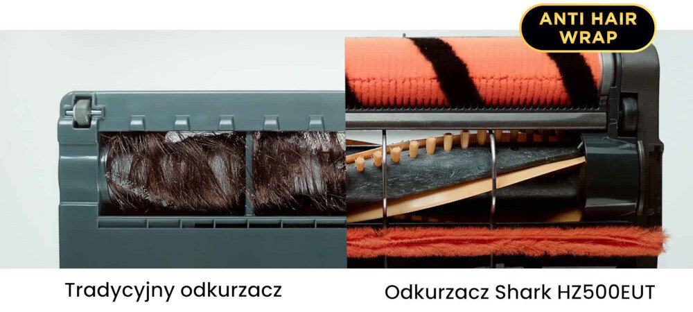 Odkurzacz SHARK IZ201EU Technologia Anti Hair Wrap