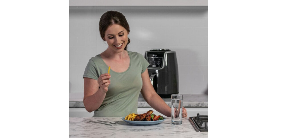 Frytkownica beztłuszczowa NINJA Max AF160EU Air Fryer szybko i latwo z mala iloscia oleju bez oleju gorace powietrze funkcje smazenie podgrzewanie suszenie pieczenie