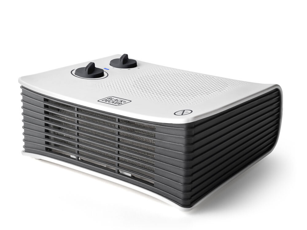 Termowentylator BLACK&DECKER BXSH2001E wentylator, opcja zimnego nawiewu, komfort przez cały rok