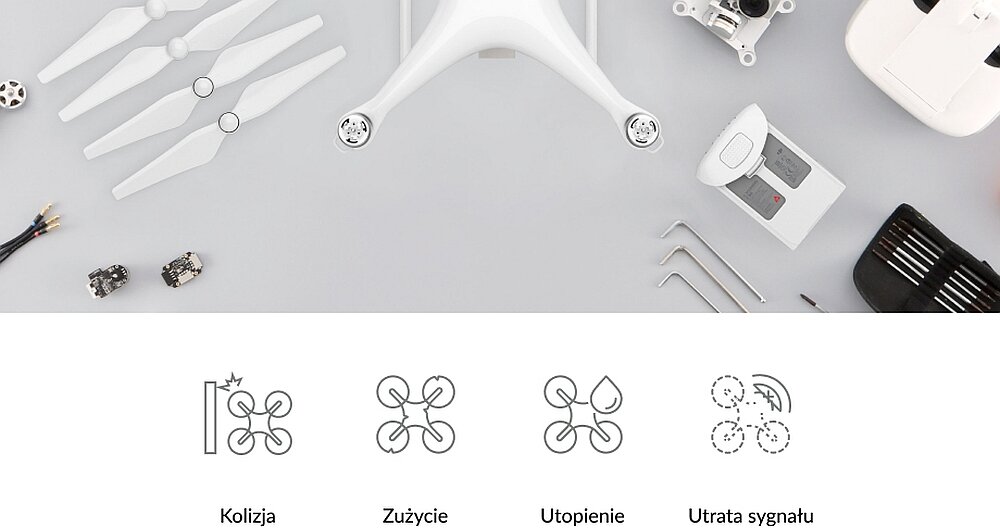 Karta DJI Care Refresh dron gimbal serwis gwarancja wymiana części usługa kod