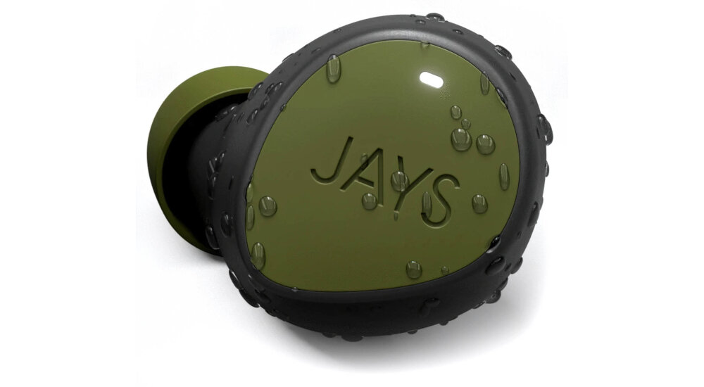 Słuchawki dokanałowe JAYS m-Seven TWS czas pracy wodoodporność