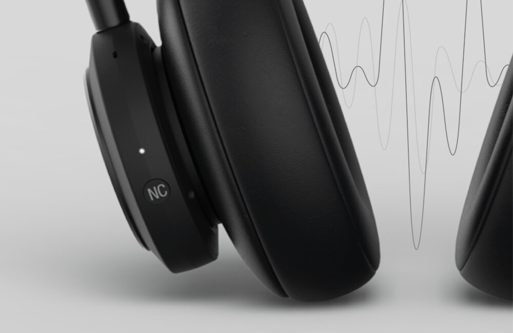 SŁUCHAWKI BLUETOOTH JAYS Q-SEVEN NAUSZNE CZARNE dźwięki z otoczenia aktywna redukcja szumów tryb heartrough