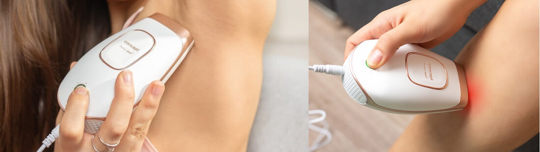 Depilator CONCEPT Perfect Skin IL3000 emituje impuls swietlny