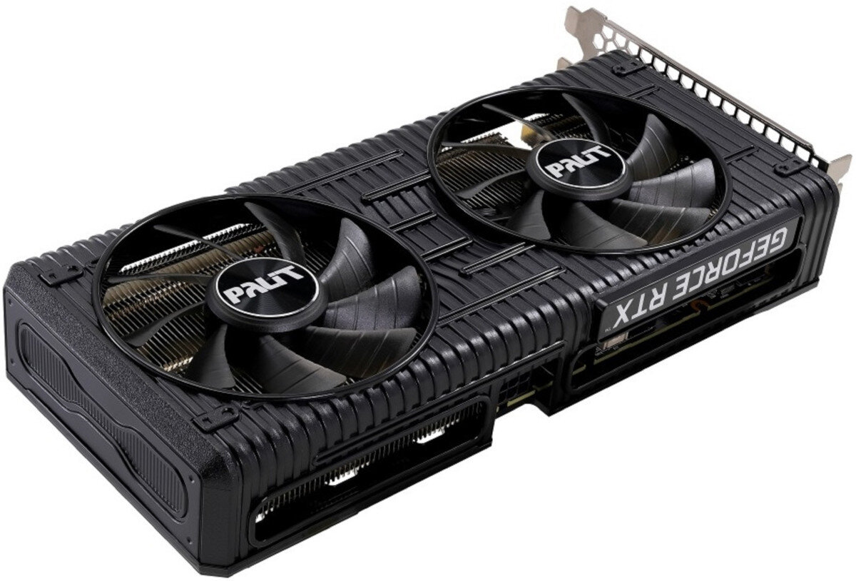 Karta graficzna PALIT GeForce RTX 3060 Dual LHR 12GB efektywne chlodzenie