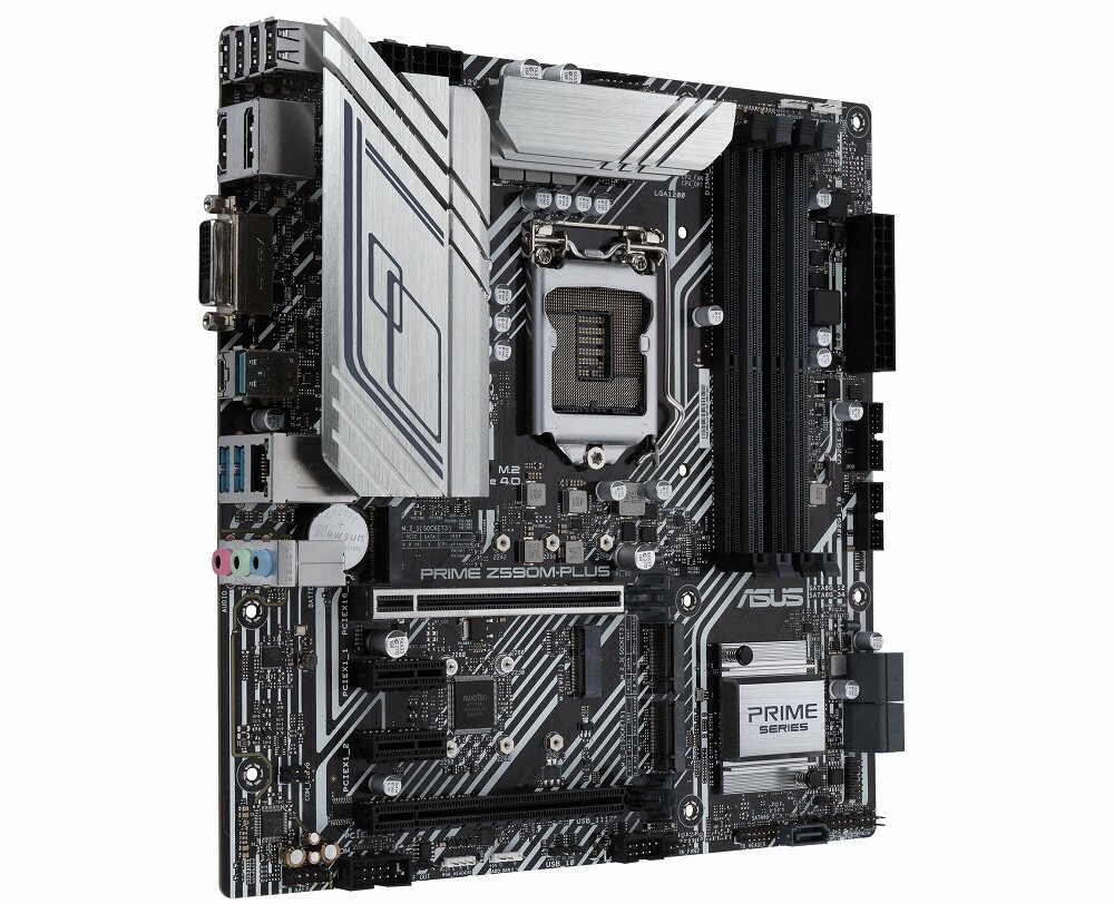 Płyta główna ASUS Prime Z590M Plus - system chlodzenia