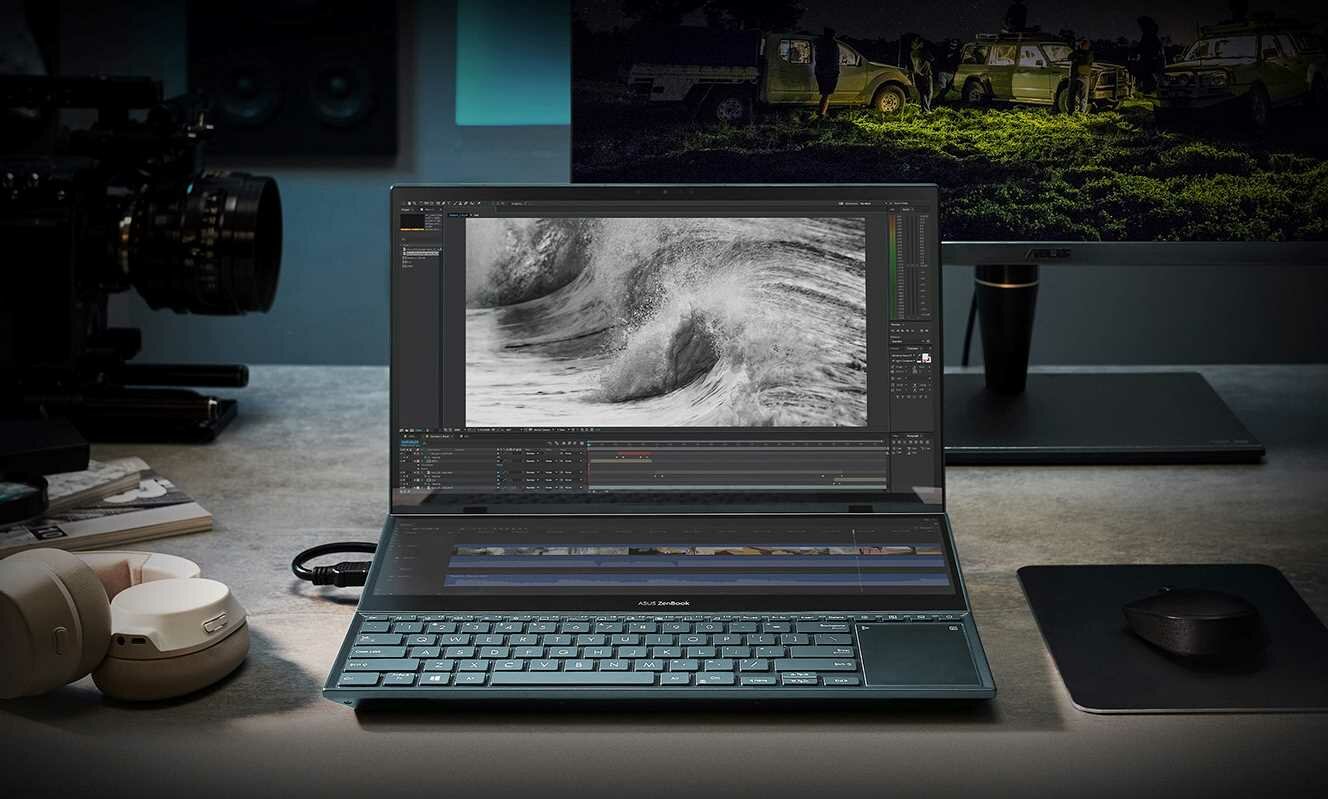 Laptop ASUS ZenBook ProDuo UX582 - wyglad