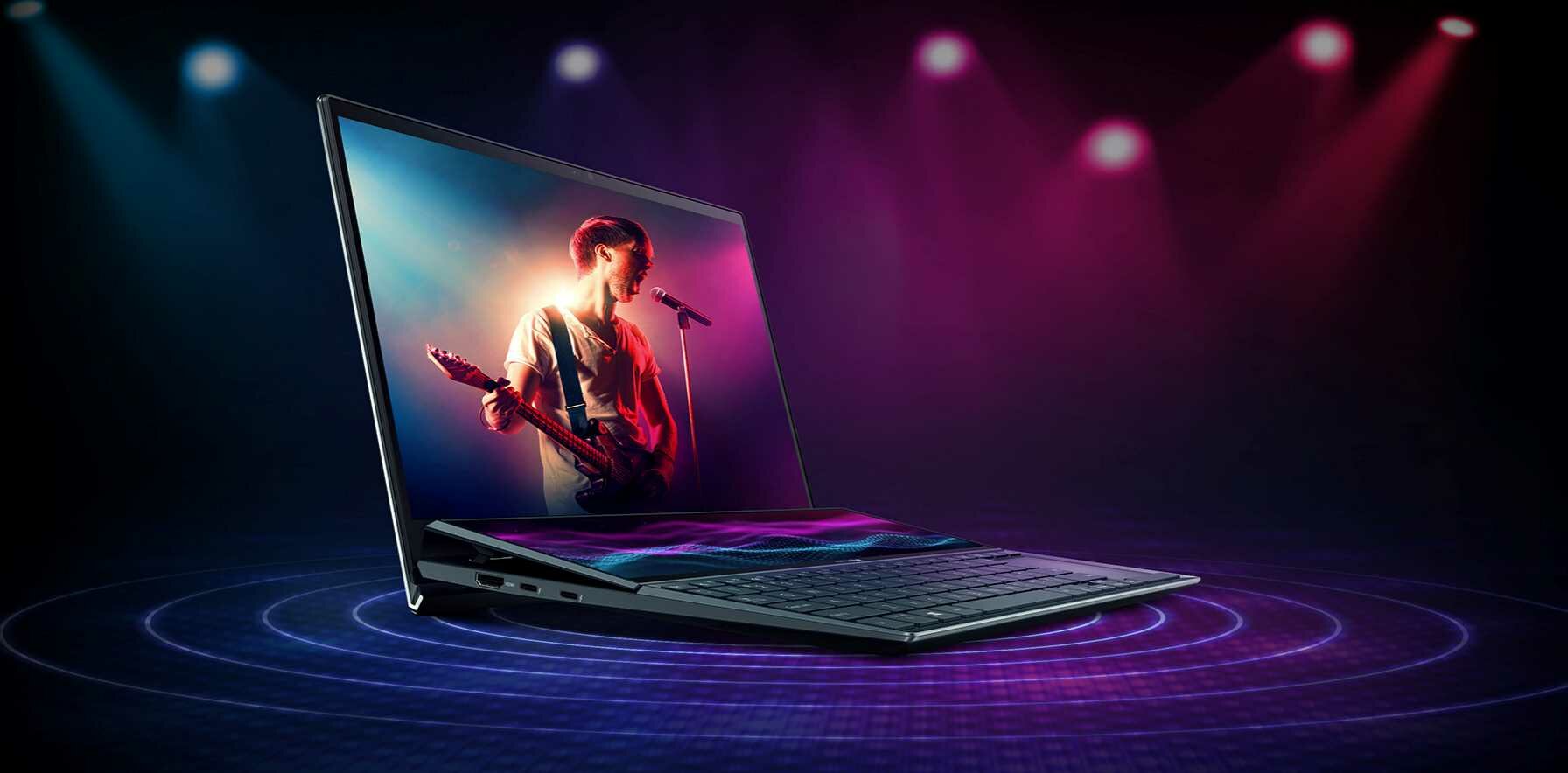 Laptop ASUS ZenBook ProDuo UX582 - ASUS Golden Ear