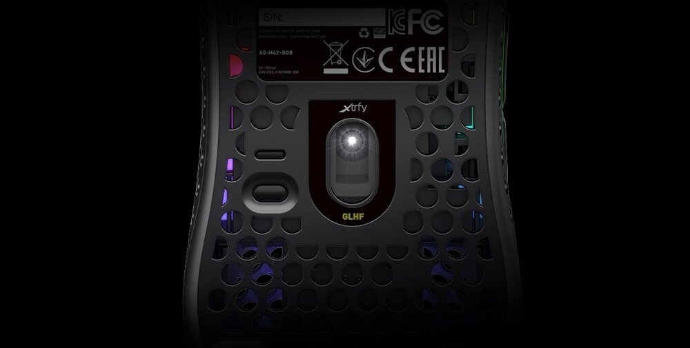 Mysz XTRFY M42 Niebieski - rozdzielczosc