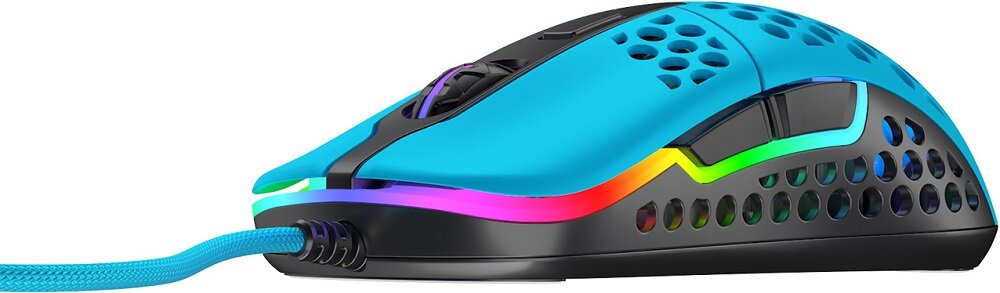 Mysz XTRFY M42 Niebieski - oswietlenie LED
