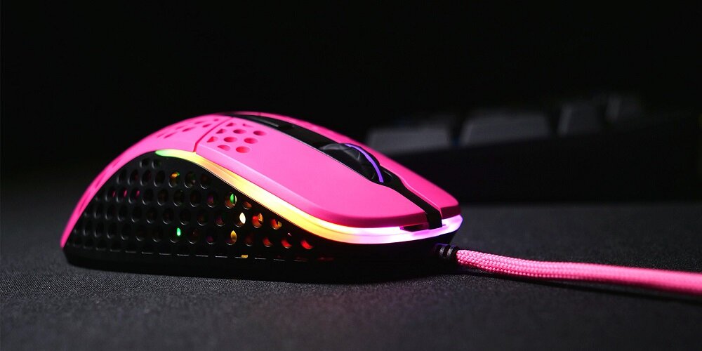 Mysz XTRFY M4 Różowy - kolorystyka