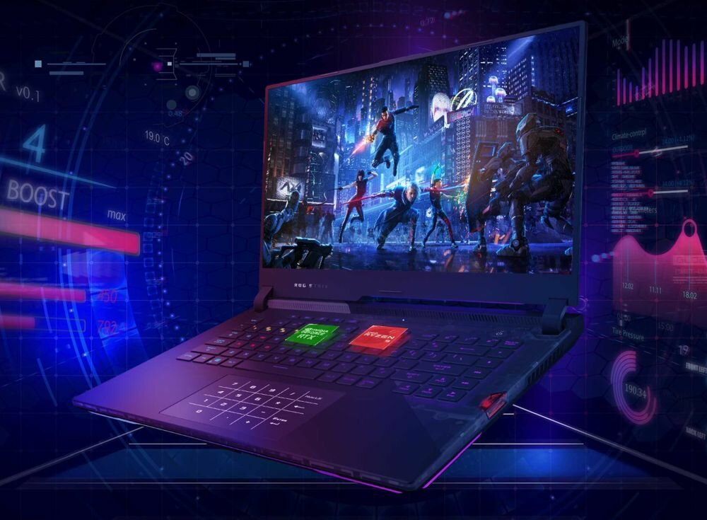Laptop ASUS Rog Strix Scar 15 G533 G533QR G533QS - procesor