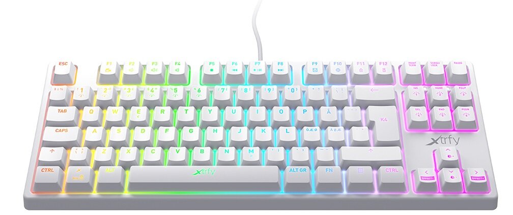 Klawiatura XTRFY K4 - przełącznik Kailh Red krótki czas reakcji