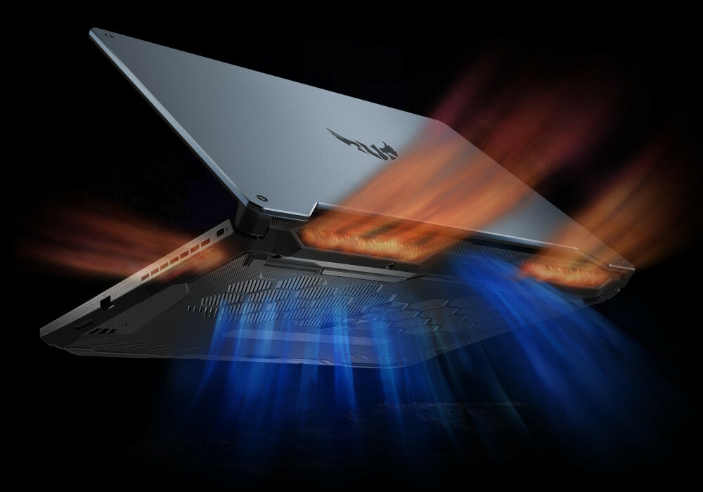NOTEBOOK ASUS TUF F15 FX506LU-HN036 I5-10300H 16GB 512S GTX1650TI-6 15.6 144 DOS chlodzenie samoczyszczenie