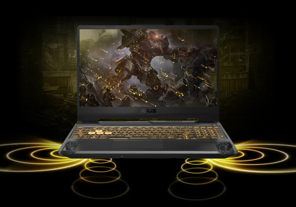 NOTEBOOK ASUS TUF F15 FX506LU-HN036 I5-10300H 16GB 512S GTX1650TI-6 15.6 144 DOS dzwiek przestrzenny