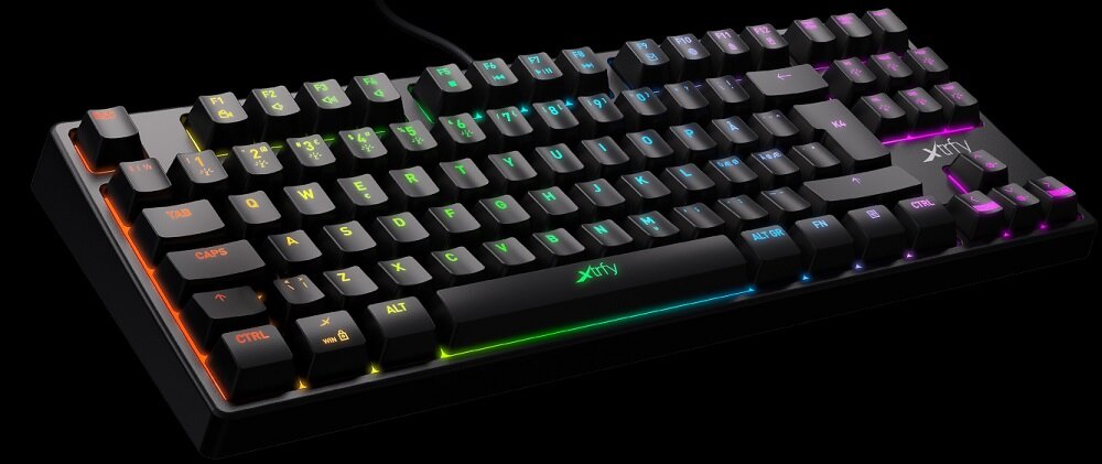 Klawiatura XTRFY K4 - produkt gamingowy dla wymagających graczy edektywne podświetlenie wytrzymała konstrukcja