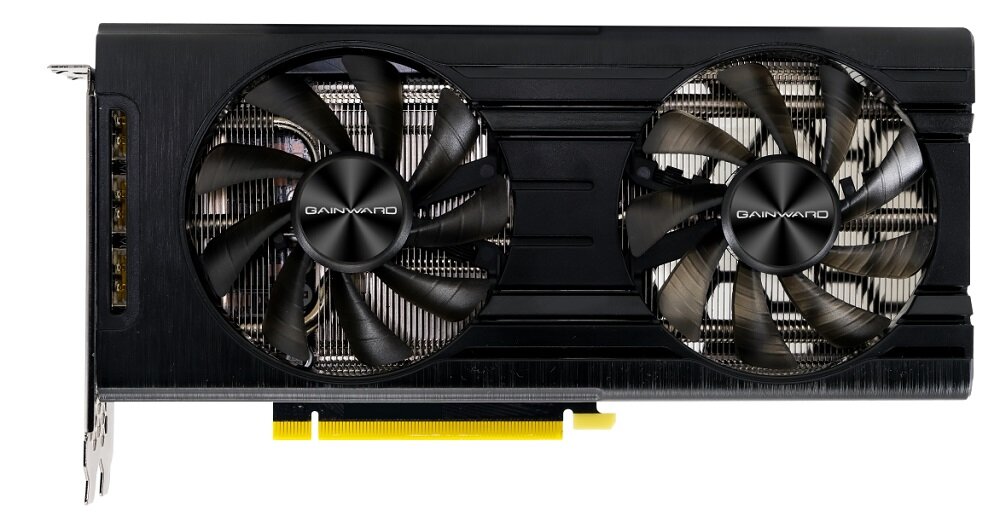 Karta graficzna GAINWARD GeForce RTX 3060 Ghost OC 12GB - wydajny układ chłodzenia dwa wntylatory radiator