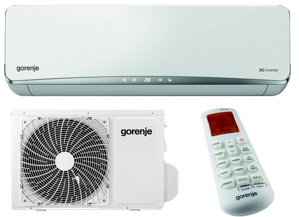 Klimatyzator GORENJE Split Pandora AST-12UW4RVETE00A system samoczyszczenia, automatyczne pdszranianie, oszczędność czasu i kosztów