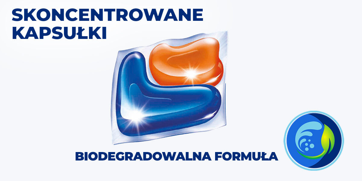 Kapsułki do prania BRYZA 5 w 1 Easy Ironing - 38 szt. napis skoncentrowane kapsułki biodegradowalna formuła