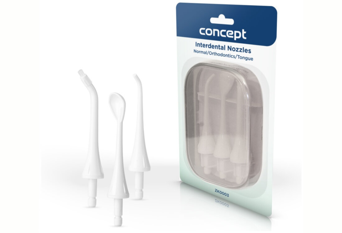 Końcówka do irygatora CONCEPT ZK0003 (3 szt.) design tło prezentacja wizualizacja