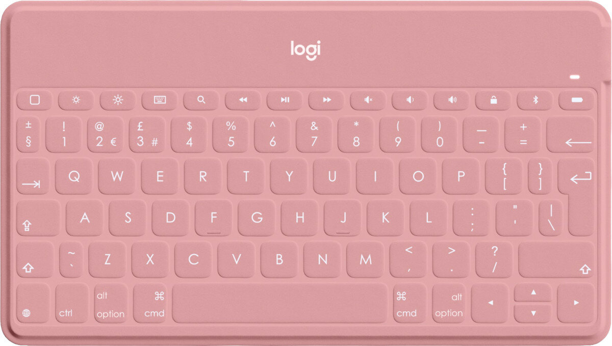 Klawiatura LOGITECH Keys To Go Różowy akumulator dioda