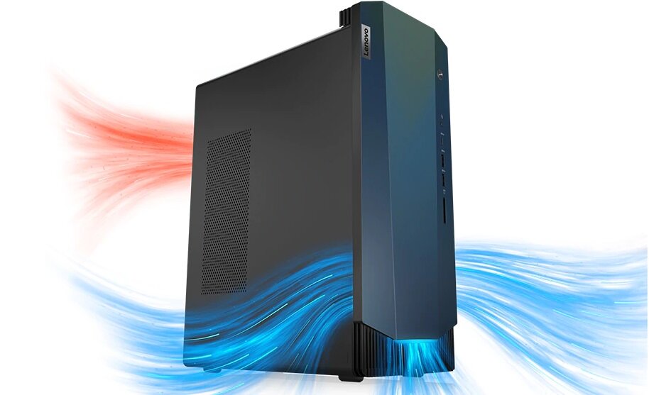 Komputer LENOVO IdeaCentre G5 - Elegnacki design obudowa o pojemności 13.6l Chameleon Blue