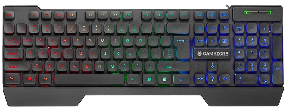 Zestaw TRACER Gamezone Mamooth mysz klawiatura słuchawki podkładka zestaw granie dla graczy rgb