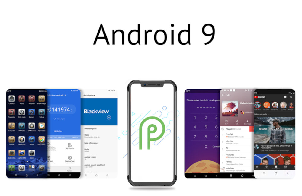 BLACKVIEW BV9600 E adaptacyjna bateria automatyczne dostosowywanie podświetlenia ekranu android 9