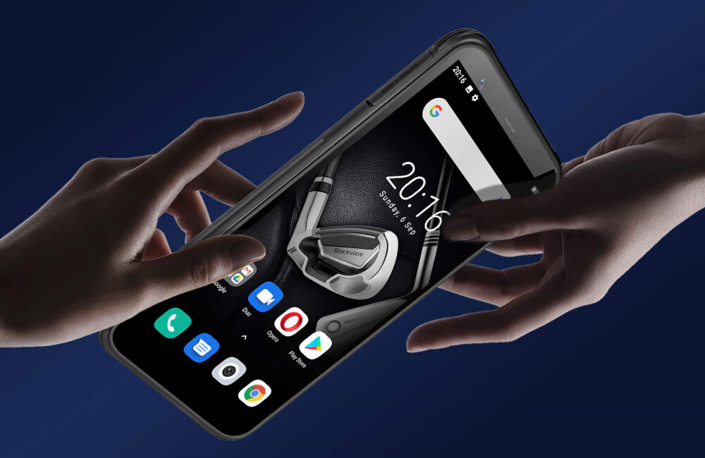 BLACKVIEW BV6300 smukły waga grubość
