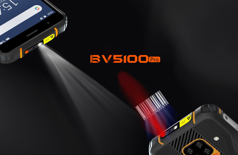 SMARTFON BLACKVIEW BV5100 PRO BLACK skanowanie kody 1D 2D